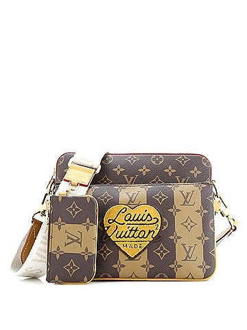 Louis Vuitton Nigo Trio Messenger Bag Limited Edition Stripes Monogram Canvas (view 1)