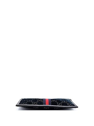 Gucci Ophidia Zip Pouch GG Velvet Large (view 2)