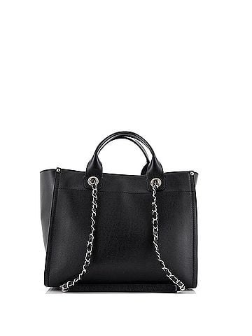 Chanel Deauville Tote Studded Caviar Small (view 2)