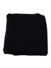 Dolce & Gabbana Basic 100% Silk Solid Black Black Solid Silk Wool Fringe Wrap Women's Scarf One size - photo 4