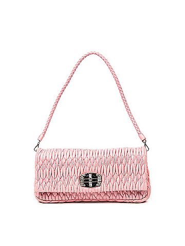 Miu Miu Small Crystal Flap Clutch  (view 1)