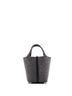 Hermès Gray Black Picotin Lock Bag Felt with Leather PM One size - photo 4