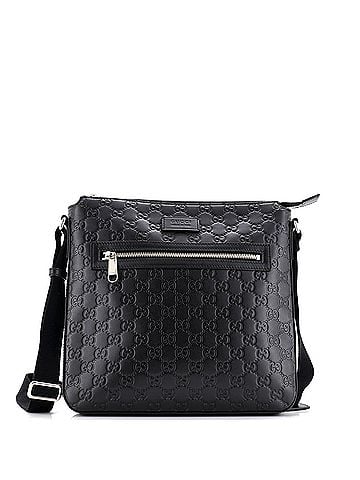 Gucci Signature Zip Messenger Bag Guccissima Leather Medium (view 1)