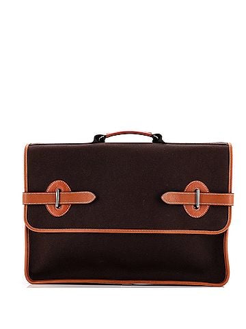 Hermès Buenaventura Messenger Bag Toile GM (view 1)