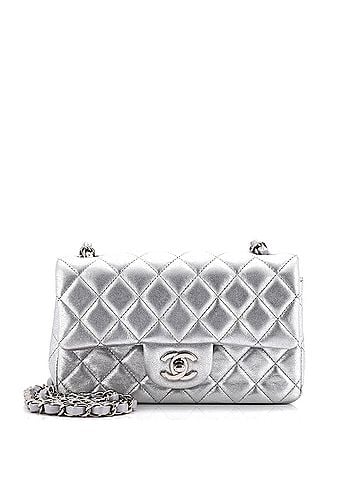 Chanel Classic Single Flap Bag Quilted Iridescent Calfskin Mini (view 1)