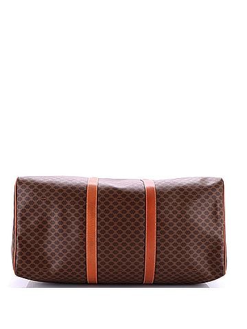 Céline Vintage Duffle Bag Macadam Coated Canvas Large (view 2)