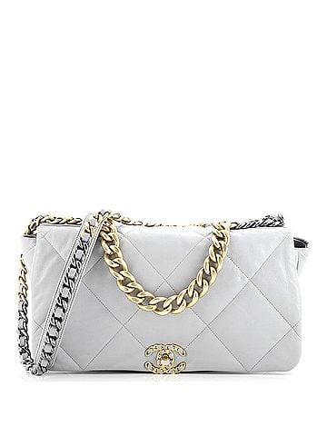 Chanel 19 Flap Bag Quilted Leather Maxi (view 1)