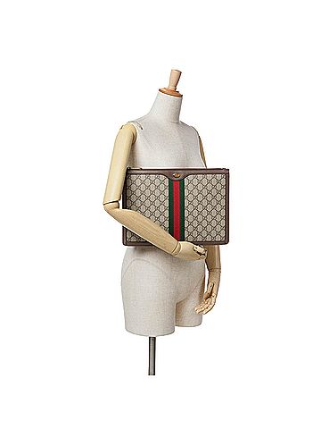 Gucci GG Supreme Ophidia Clutch (view 2)