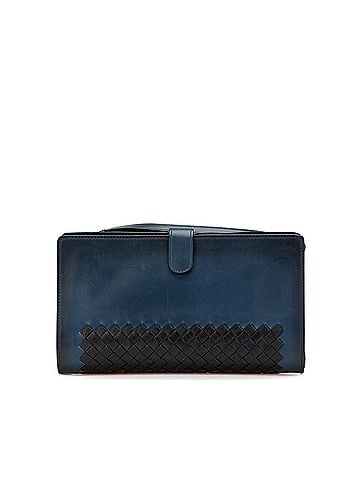 Bottega Veneta Intrecciato Trimmed Nappa Wristlet Clutch (view 1)