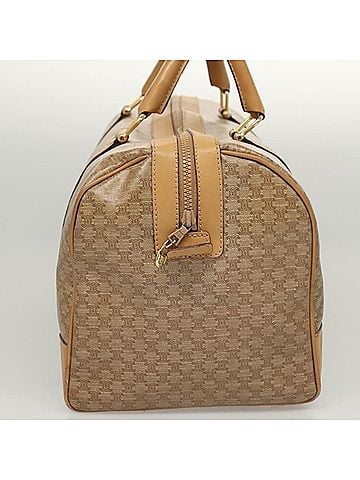 Céline Macadam Brown Canvas Travel Bag (view 2)