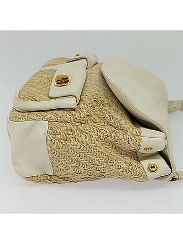 Miu Miu Beige Leather Handbag (view 2)
