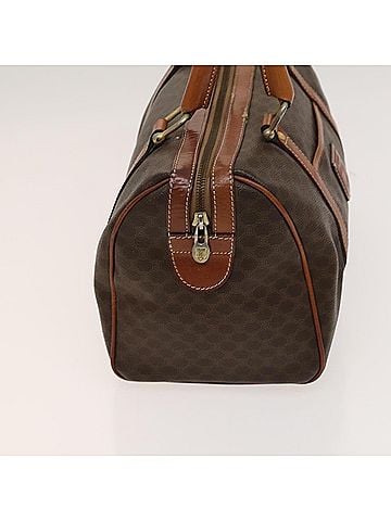 Céline Macadam Brown Canvas Travel Bag (view 2)