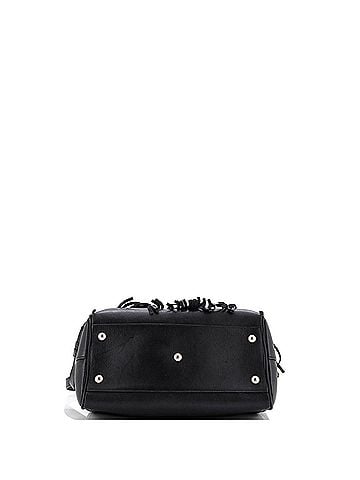 Saint Laurent Classic Duffle Fringe Bag Leather Medium (view 2)