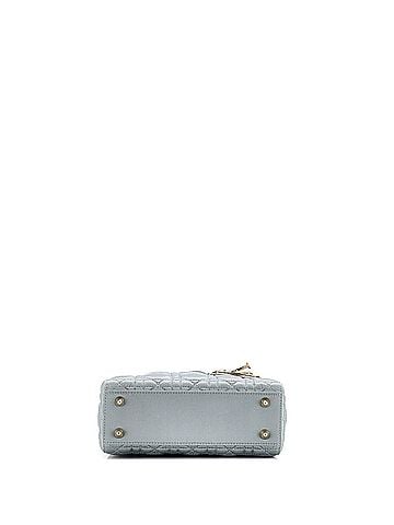 Christian Dior My ABCDior Lady Dior Bag Cannage Quilt Satin with Crystal Charms (view 2)