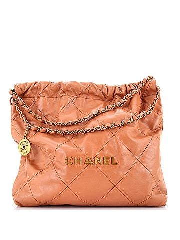 Chanel 22 Chain Hobo Quilted Calfskin Medium (view 1)