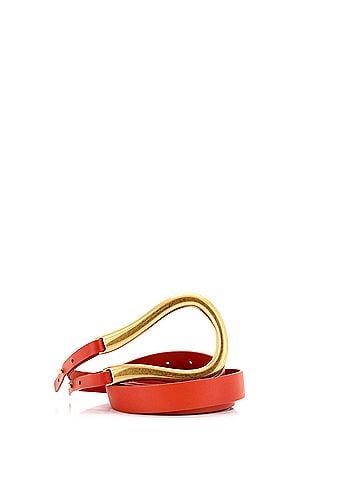 Bottega Veneta Double Strap Horsebit Buckle Belt Leather Wide (view 1)