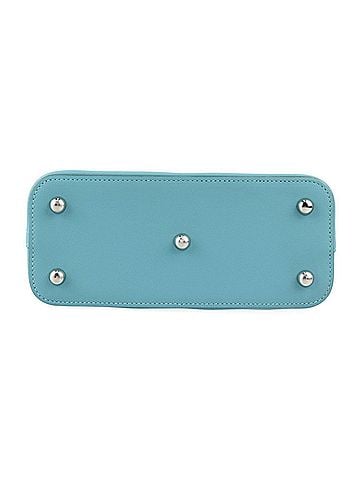 Hermès Blue Atoll Swift Leather Handbag Tote Bag (view 2)