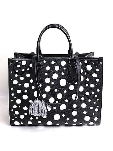 Louis Vuitton Black White Monogram Empreinte Tote Bag (view 1)