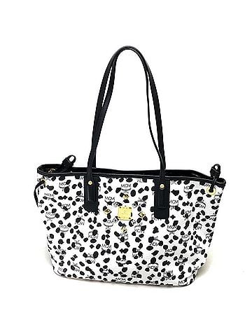 MCM Black Leather Tote Bag (view 1)