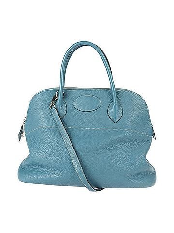 Hermès Bolide Silver Taurillon Clemence Leather Handbag Shopping Bag Shoulder Bag Tote Bag (view 1)