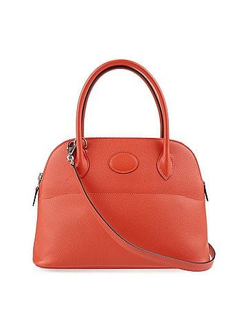 Hermès Pink Orange Rose Jaipur Epsom Leather Handbag Shoulder Bag Tote Bag (view 1)