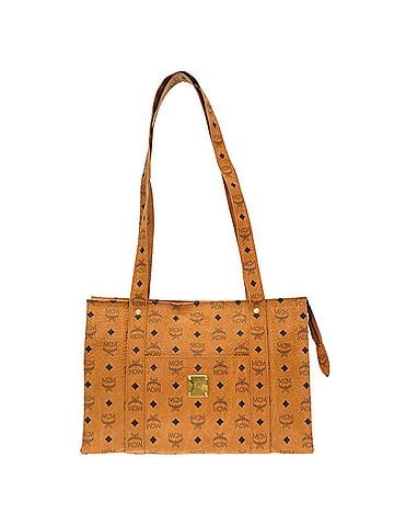 MCM Brown Pvc Tote Bag (view 1)