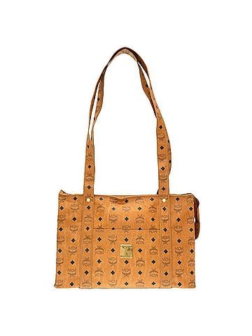 MCM Brown Pvc Tote Bag (view 1)