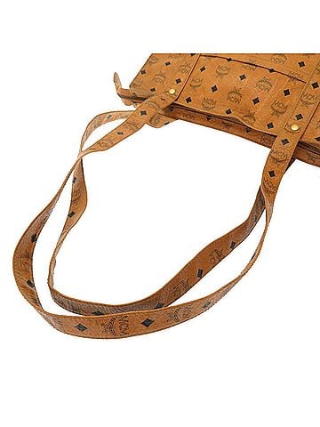 MCM Brown Pvc Tote Bag (view 2)