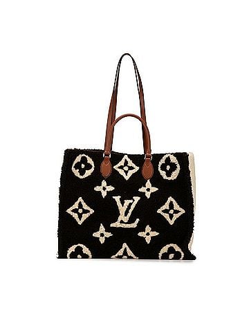 Louis Vuitton Beige Brown Leather Shoulder Bag Tote Bag (view 1)