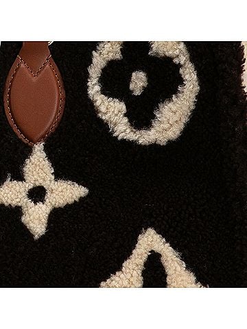 Louis Vuitton Beige Brown Leather Shoulder Bag Tote Bag (view 2)
