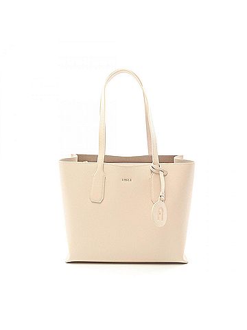 FURLA Pink Leather Tote Bag (view 1)