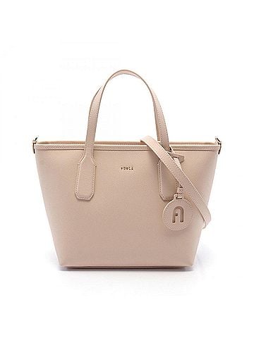 FURLA Pink Leather Tote Bag (view 1)
