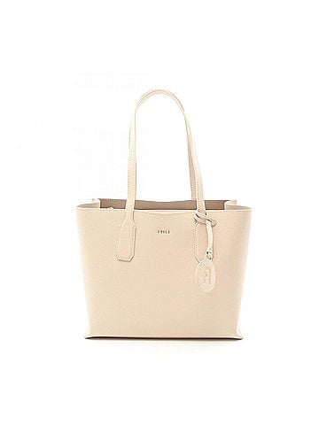 FURLA Pink Leather Tote Bag (view 1)