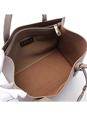 FURLA Brown Leather Tote Bag (view 2)