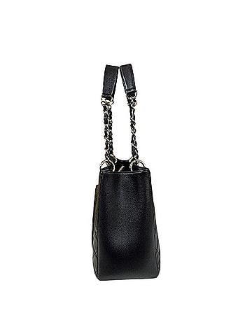 Chanel Black Caviar Leather Tote Bag (view 2)
