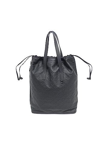 Louis Vuitton Black Leather Tote Bag (view 1)