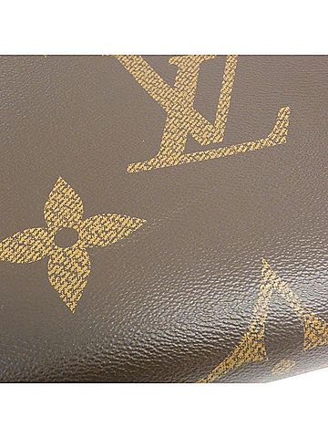 Louis Vuitton Brown Marron Coated Canvas Handbag Tote Bag (view 2)