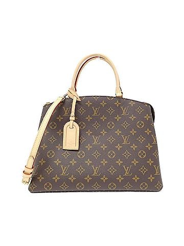 Louis Vuitton Brown Marron Coated Canvas Handbag Tote Bag (view 1)