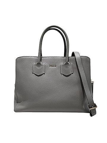 FURLA Gray Leather Shoulder Bag Tote Bag (view 1)