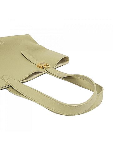 Louis Vuitton Green Leather Handbag Tote Bag (view 2)