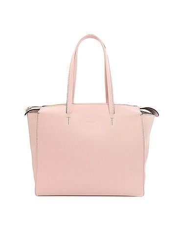 FURLA Pink Leather Tote Bag (view 1)