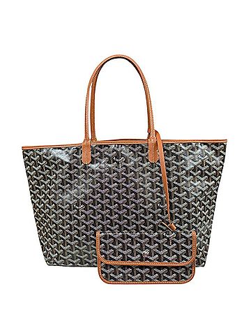 Goyard Saint Louis Brown Pvc Tote Bag (view 1)