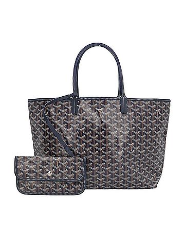 Goyard Saint Louis Navy Pvc Tote Bag (view 1)