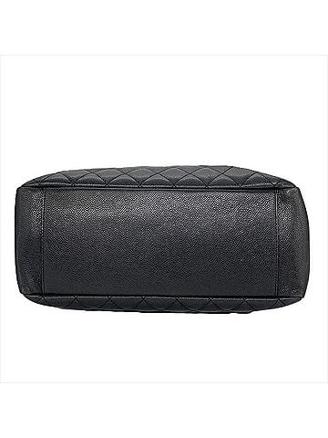 Chanel Black Grained Calfskin Tote Bag (view 2)
