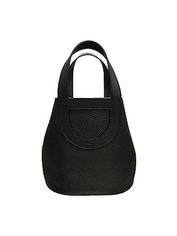 Hermès Black Taurillon Clemence Leather Handbag Tote Bag (view 1)