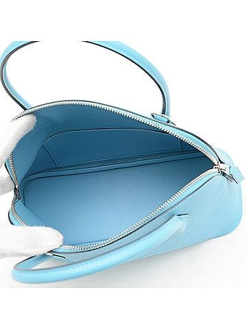 Hermès Blue Epsom Leather Tote Bag (view 2)