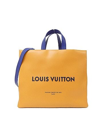 Louis Vuitton Saffron Leather Handbag Tote Bag (view 1)