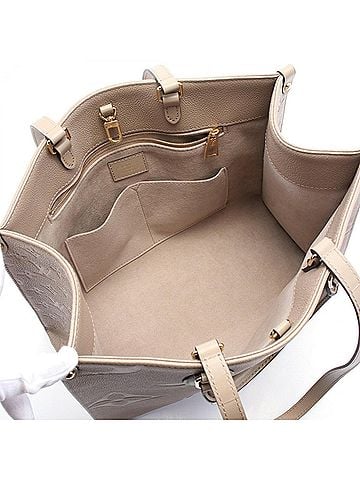 Louis Vuitton Monogram Eclipse Beige Tourterelle Monogram Empreinte Tote Bag (view 2)