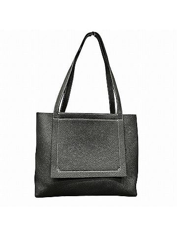 Hermès Black Leather Tote Bag (view 1)