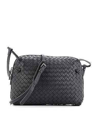 Bottega Veneta Double Compartment Pillow Crossbody Bag Intrecciato Nappa Medium (view 1)